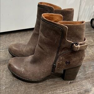 Born Brown Heeled Boots